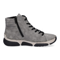 Rieker Damen Schn&uuml;rboot grau