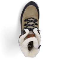 Rieker Evolution Damen Schn&uuml;rboot beige kombi