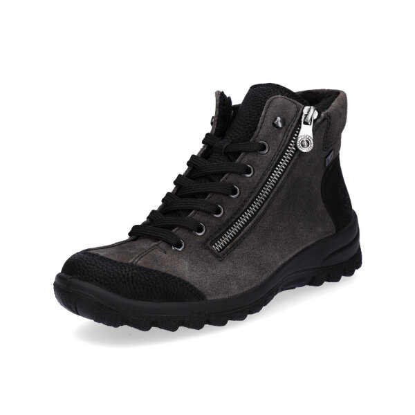 Rieker Damen Schn&uuml;rboot grau