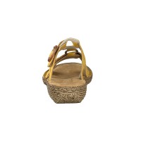 Rieker Damen Pantolette gelb