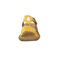Rieker Damen Pantolette gelb