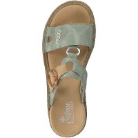 Rieker Damen Pantolette mint