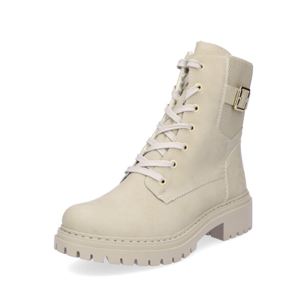 Rieker Damen Schn&uuml;rboot beige