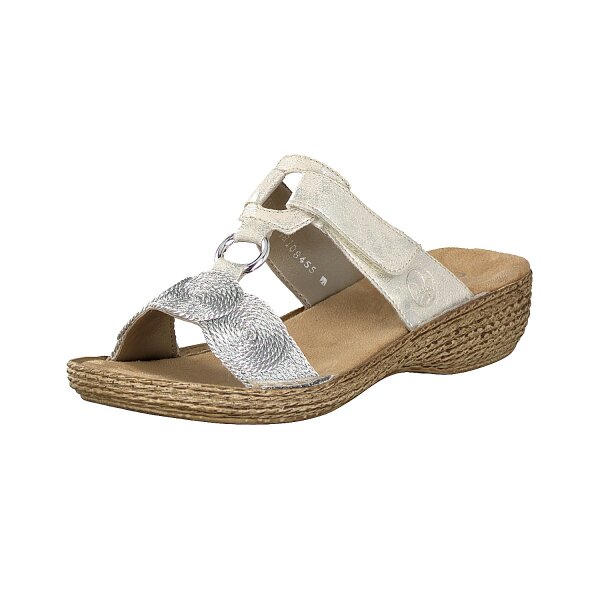 Rieker Damen Pantolette silber