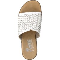 Rieker Damen Pantolette wei&szlig;