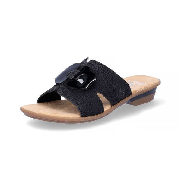 Rieker Damen Pantolette schwarz