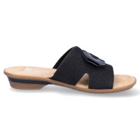 Rieker Damen Pantolette schwarz