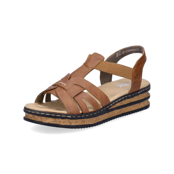 Rieker Damen Sandale braun