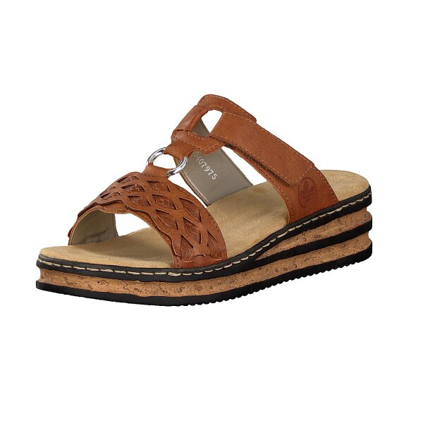 Rieker Damen Pantolette braun