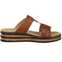 Rieker Damen Pantolette braun