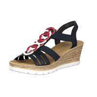 Rieker Damen Sandalette blau