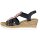 Rieker Damen Sandalette blau