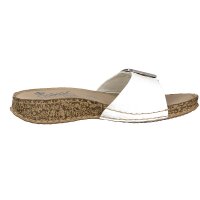 Rieker Damen Pantolette wei&szlig;