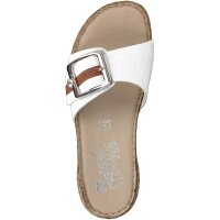 Rieker Damen Pantolette wei&szlig;