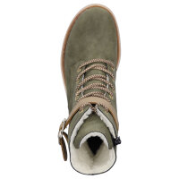 Rieker Damen Schn&uuml;rboot gr&uuml;n