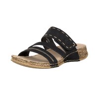 Rieker Damen Pantolette schwarz
