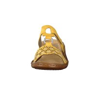Rieker Damen Pantolette gelb