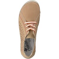 Rieker Damen Schn&uuml;rschuh beige