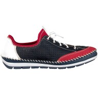 Rieker Damen Slipper blau
