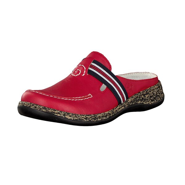 Rieker Damen Pantolette rot