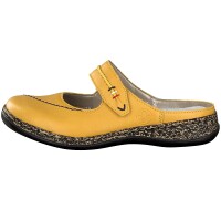 Rieker Damen Pantolette gelb