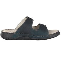Rieker Herren Pantolette blau