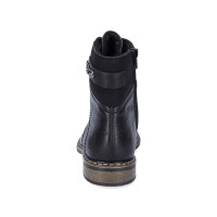 Rieker Damen Schn&uuml;rboot schwarz