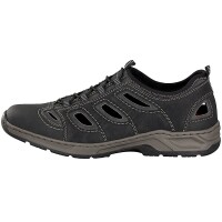 Rieker Herren Sneaker schwarz
