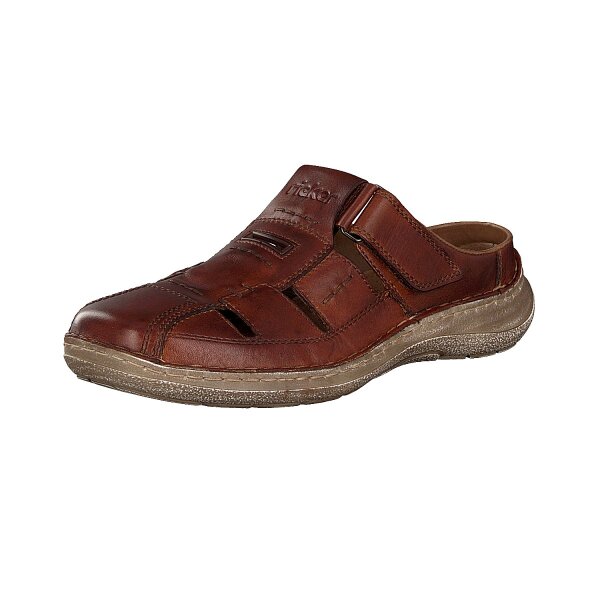 Rieker Herren Pantolette braun