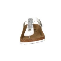 Rieker Damen Pantolette wei&szlig;