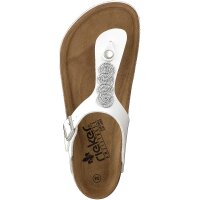 Rieker Damen Pantolette wei&szlig;