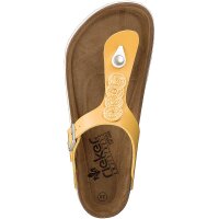Rieker Damen Pantolette gelb