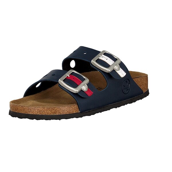Rieker Damen Pantolette blau