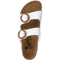 Rieker Damen Pantolette wei&szlig;