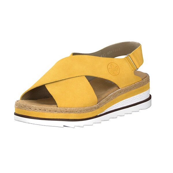 Rieker Damen Sandale gelb