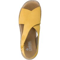 Rieker Damen Sandale gelb