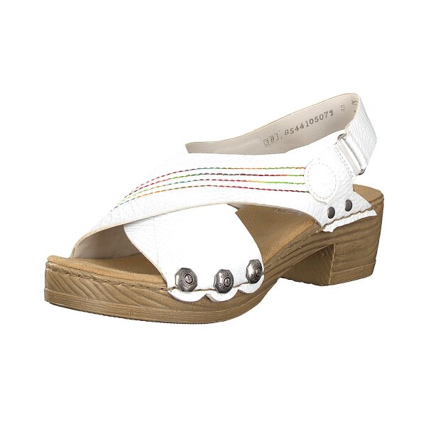 Rieker Damen Sandalette wei&szlig;