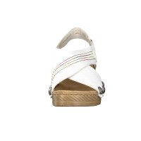 Rieker Damen Sandalette wei&szlig;
