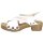 Rieker Damen Sandalette wei&szlig;