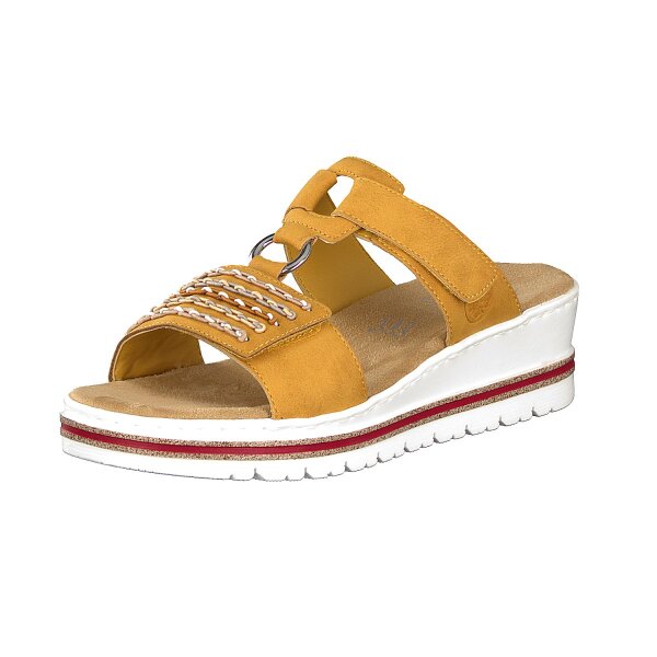 Rieker Damen Pantolette gelb