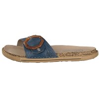 Rieker Damen Pantolette blau