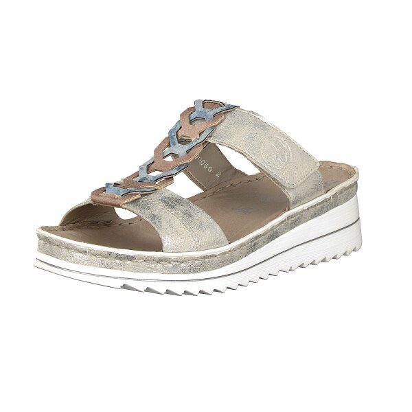 Rieker Damen Pantolette silber