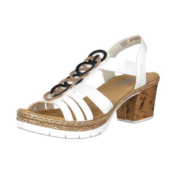Rieker Damen Sandalette wei&szlig;