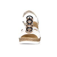 Rieker Damen Sandalette wei&szlig;
