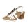 Rieker Damen Sandalette wei&szlig;