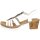 Rieker Damen Sandalette wei&szlig;