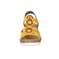 Rieker Damen Sandalette gelb