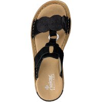 Rieker Damen Pantolette schwarz