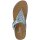 Rieker Damen Pantolette blau