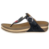 Rieker Damen Pantolette blau